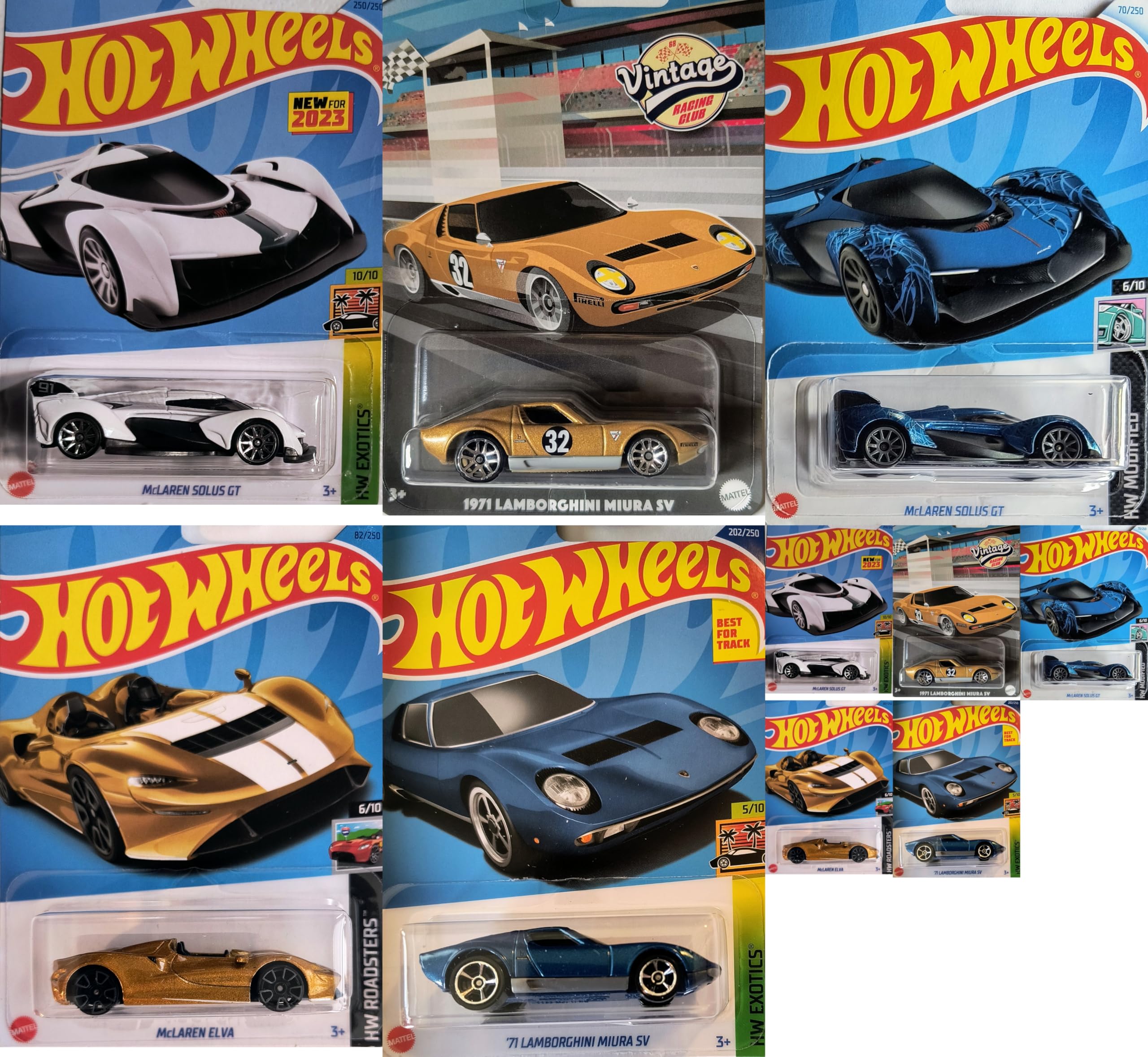 Amazon.com: Hot Wheels Matchbox Lamborghini and McLaren 5